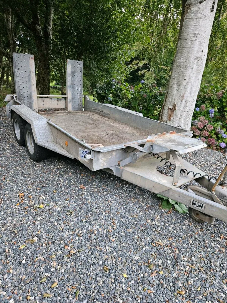 Ifor williams plant trailer - Image 1