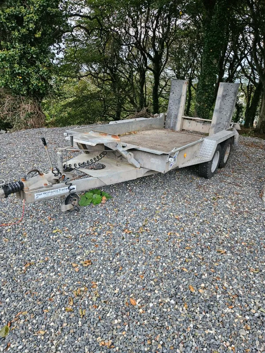 Ifor williams plant trailer - Image 4