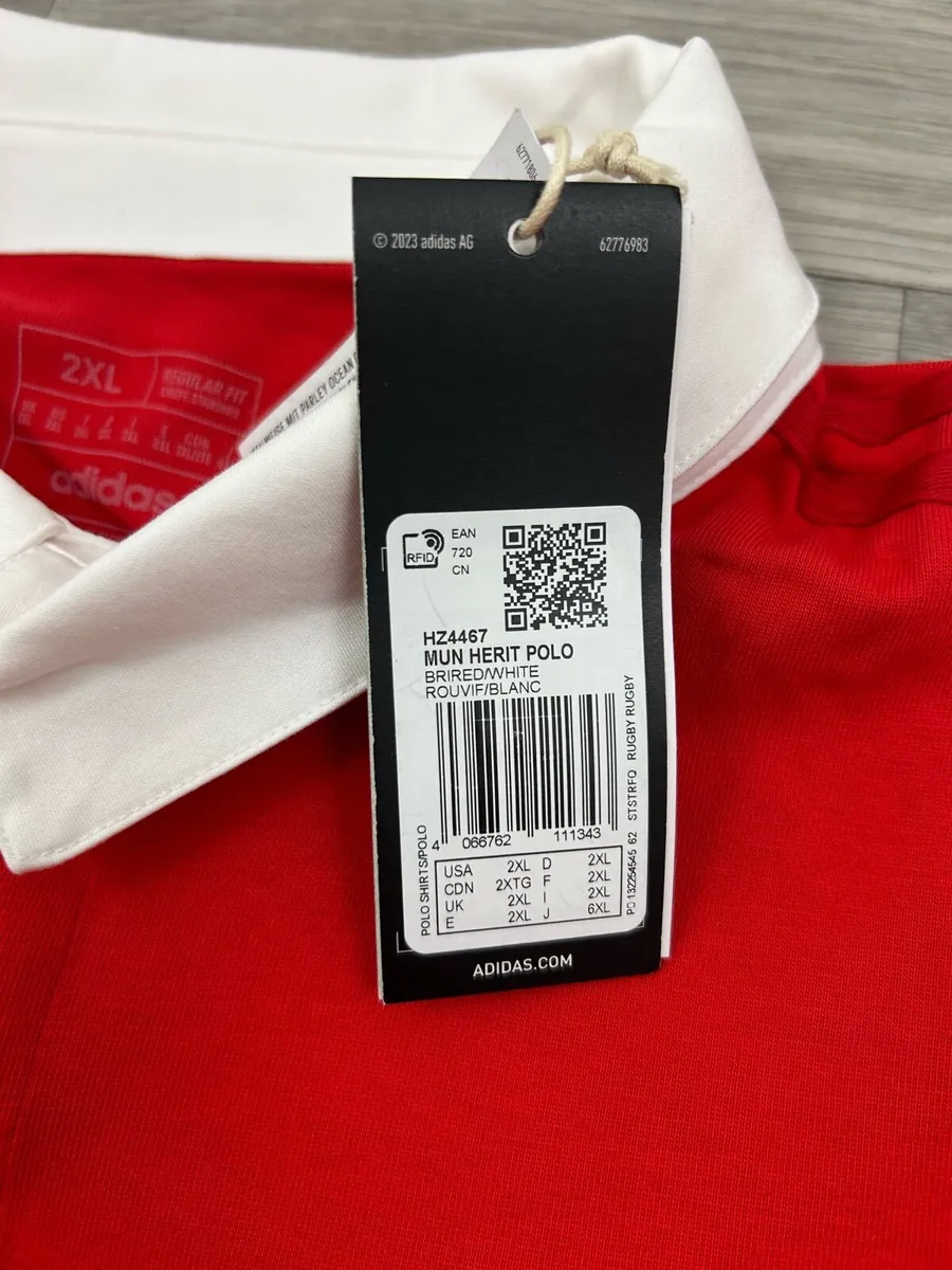 NEW Adidas Munster Heritage Retro Rugby Jersey - Image 4