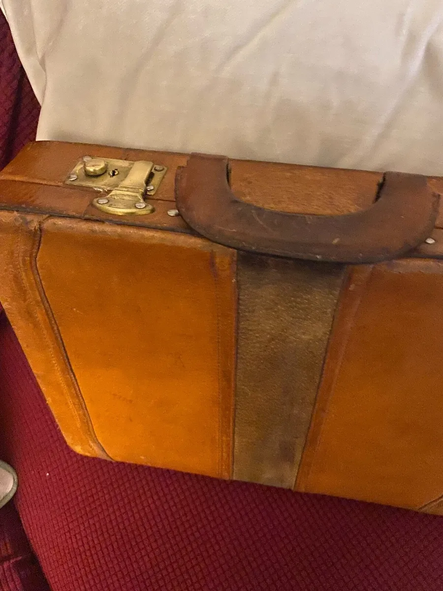Vintage Leather Briefcase - Image 2