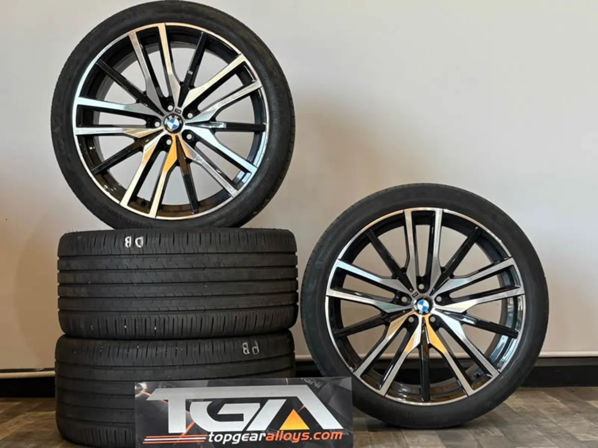22" Genuine BMW 742M X5 X6 G05 G06 Alloy Wheels - Image 1