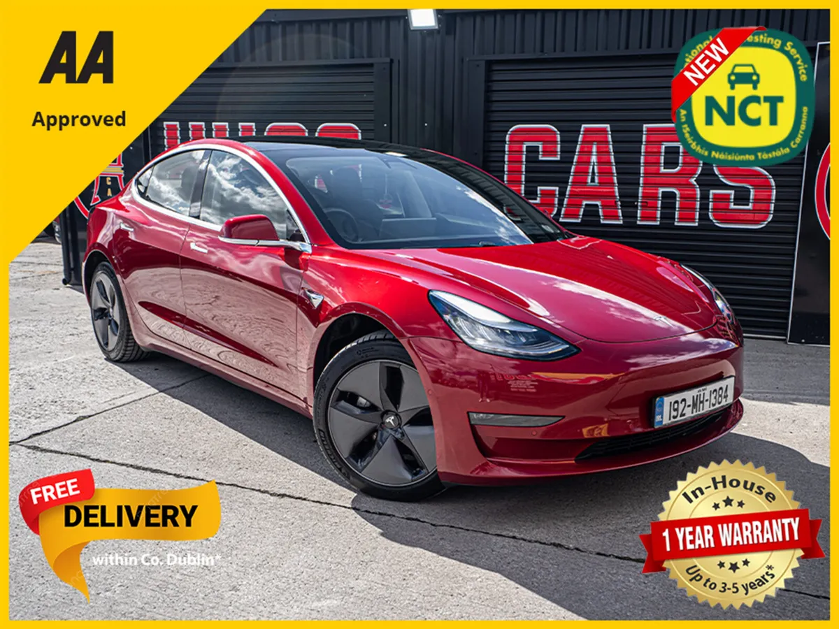 192 Tesla Model 3/New NCT/Irish/1yr warranty - Image 1
