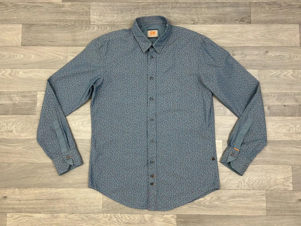 Hugo Boss Patterned Shirt Mens Medium - Image 1