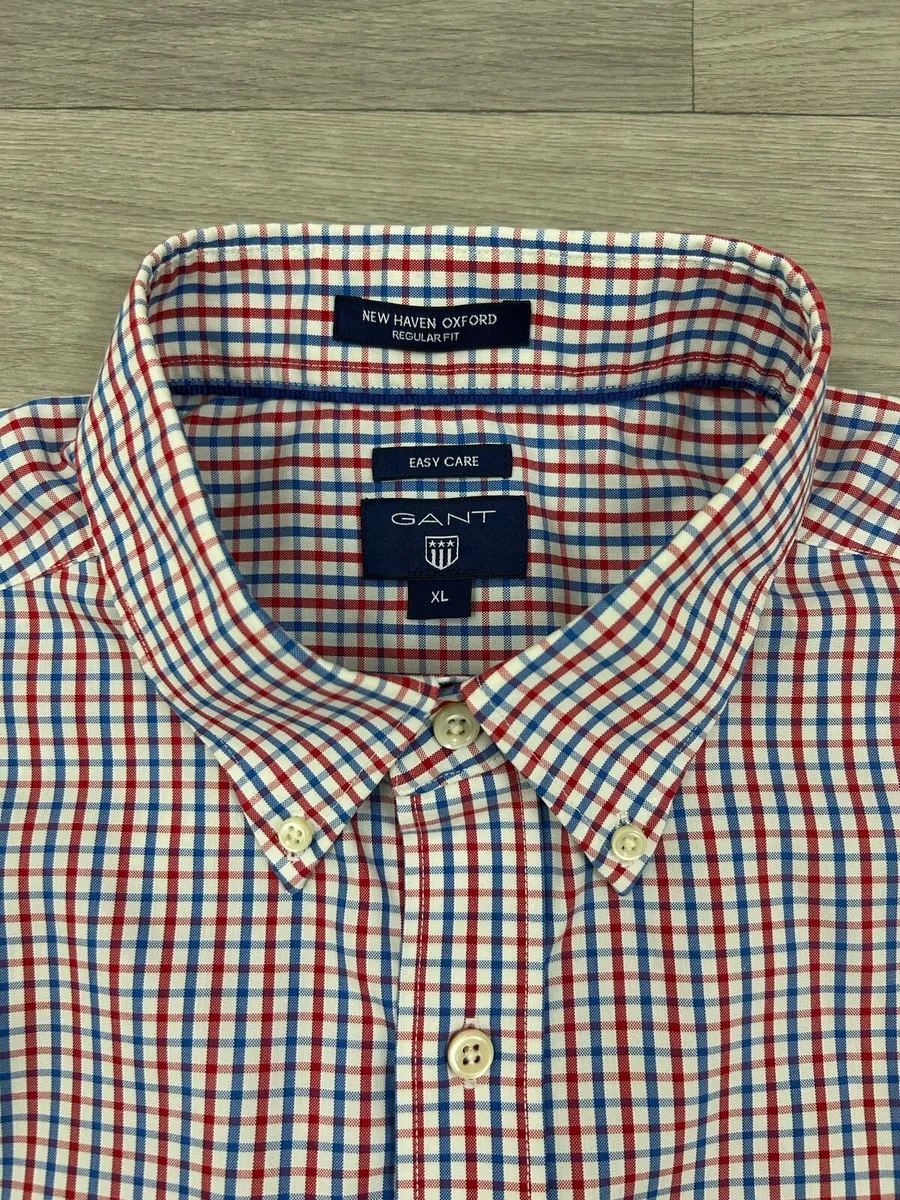 Gant Button Down Check Shirt Mens XL - Image 4