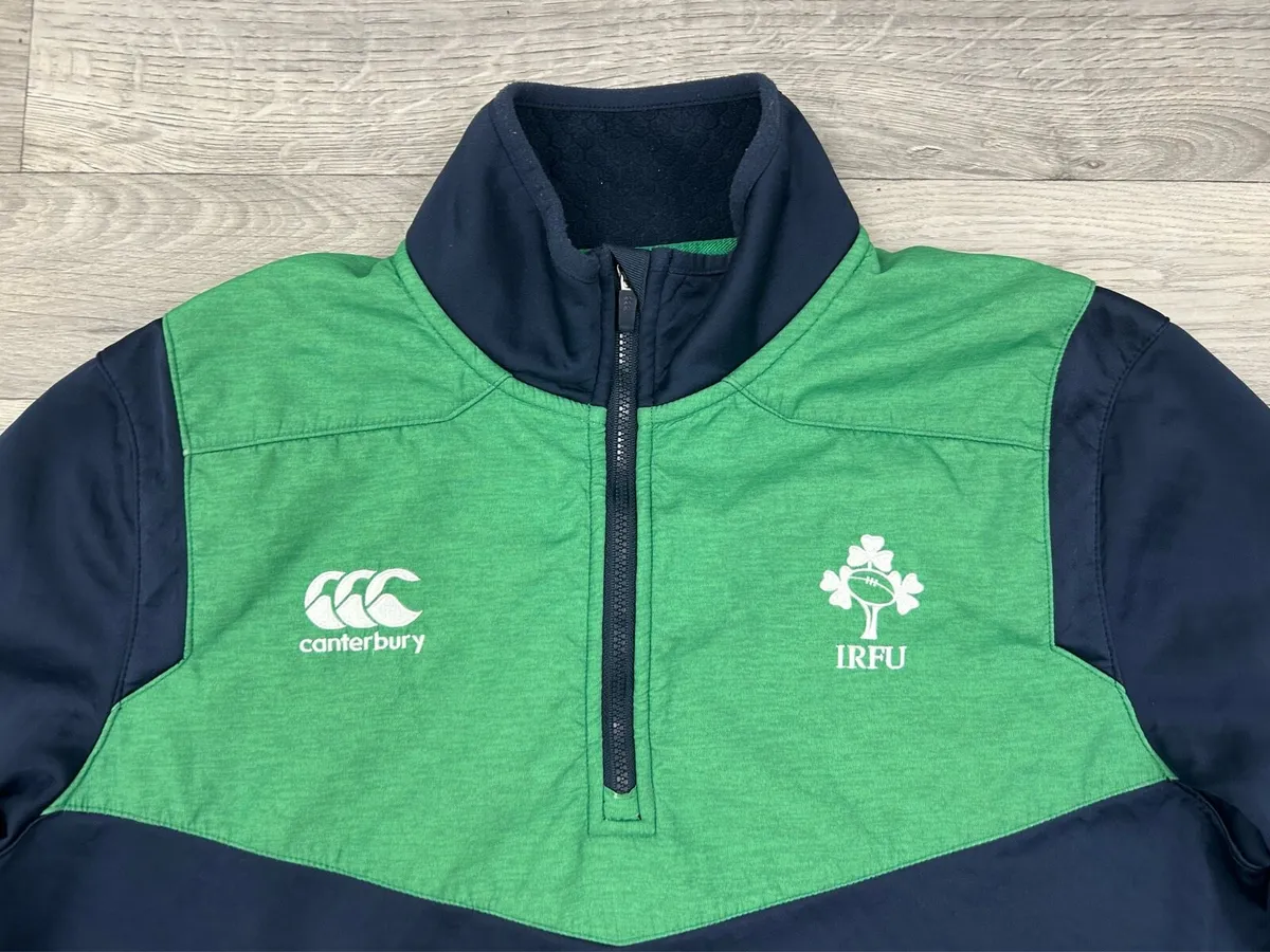Canterbury Ireland Half Zip Golf Jacket Mens M - Image 3