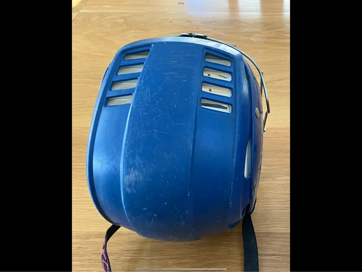 Blue Hurling Helmet - Image 2