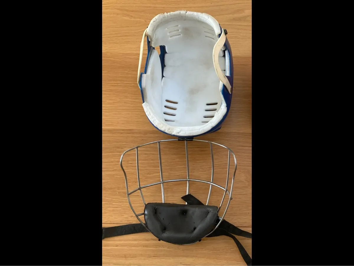 Blue Hurling Helmet - Image 3