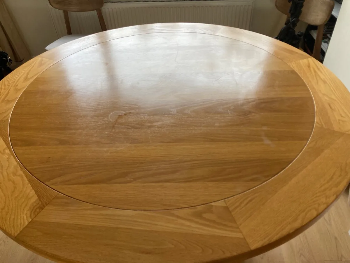 Solid Oak Table - Image 1