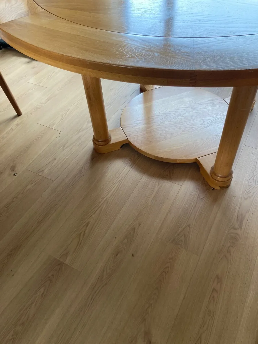 Solid Oak Table - Image 2