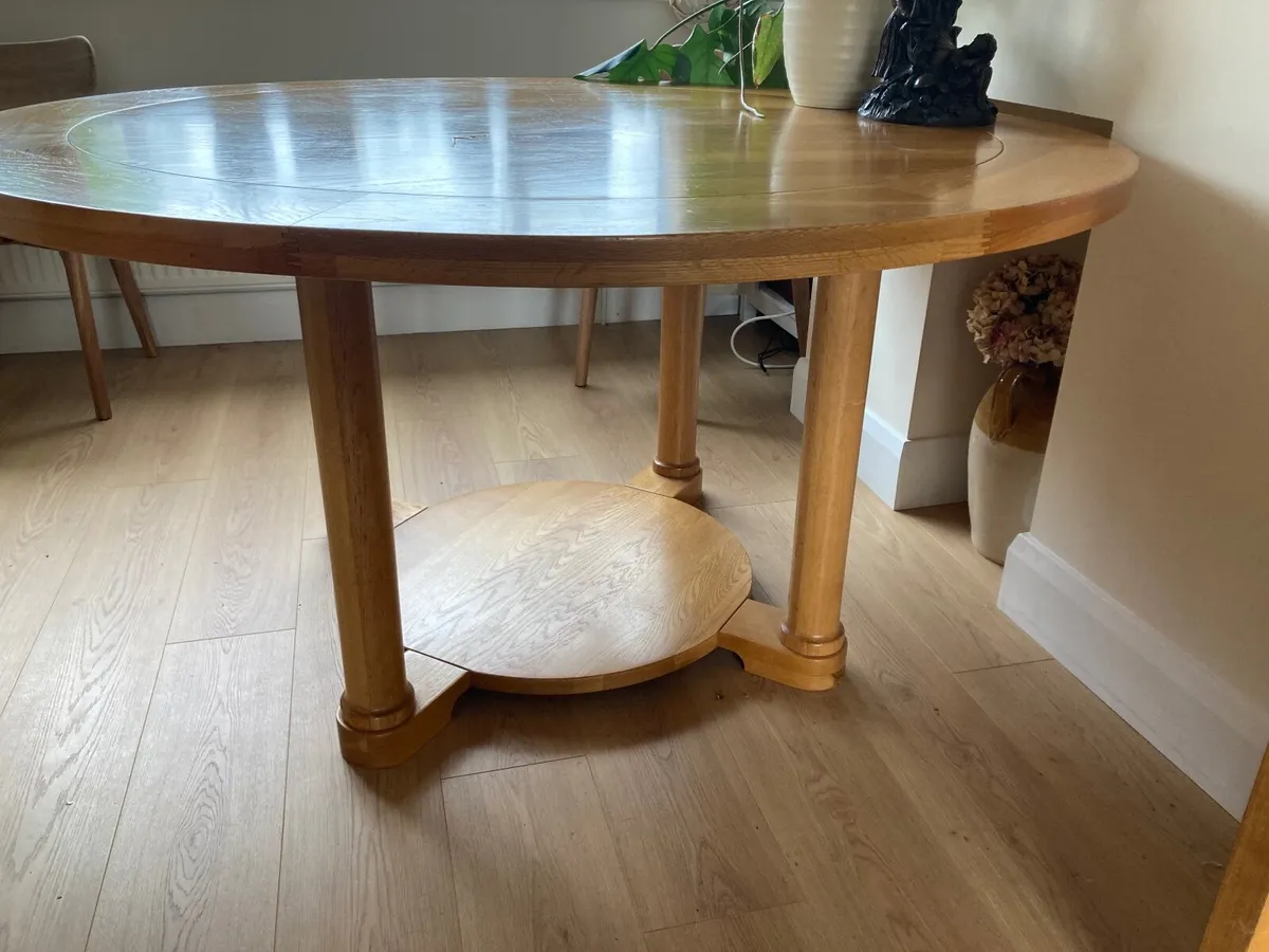 Solid Oak Table - Image 3