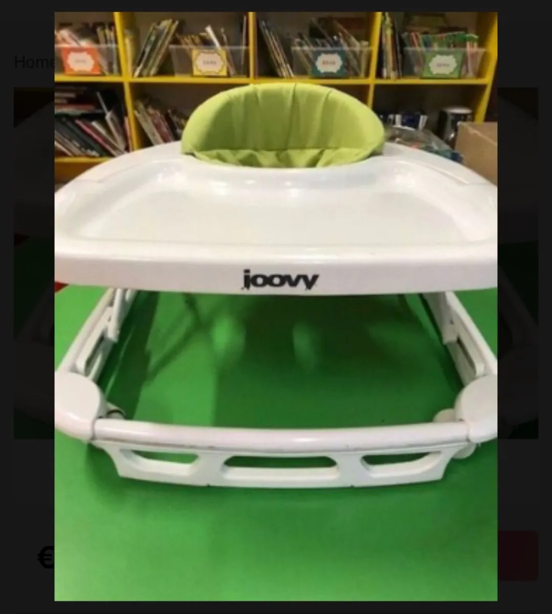 Joovy Spoon Walker and chair. - Image 1