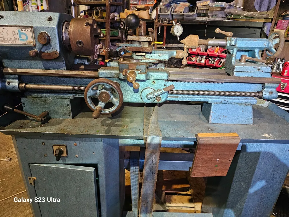 Boxford metal  lathe. 240 volt. - Image 2