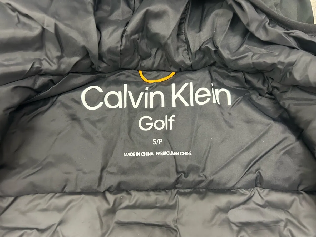 Calvin Klein Golf Padded Puffer Jacket Mens Small - Image 4