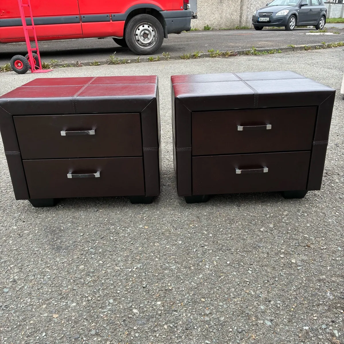 Two Lockers brown leather - Image 1