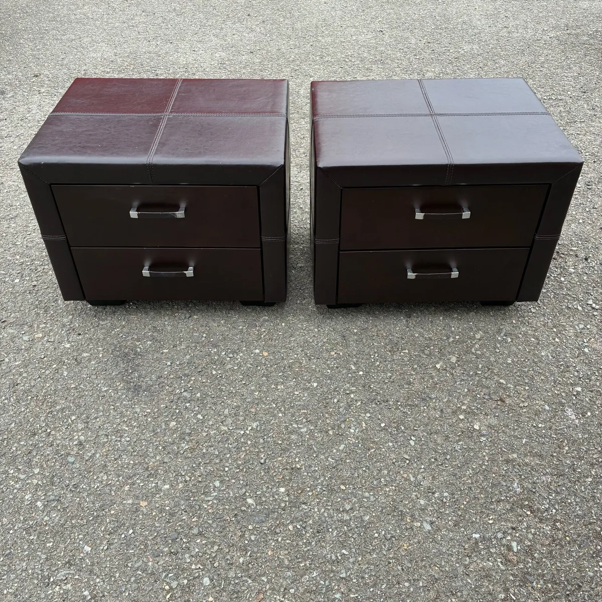 Two Lockers brown leather - Image 2