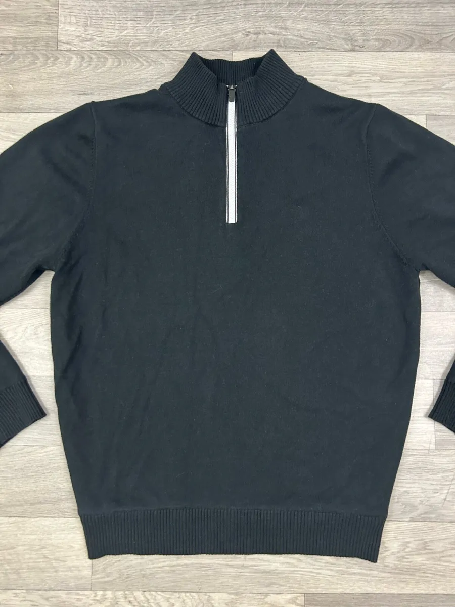 Calvin Klein Golf Lined Half Zip Jumper Mens M - Image 2
