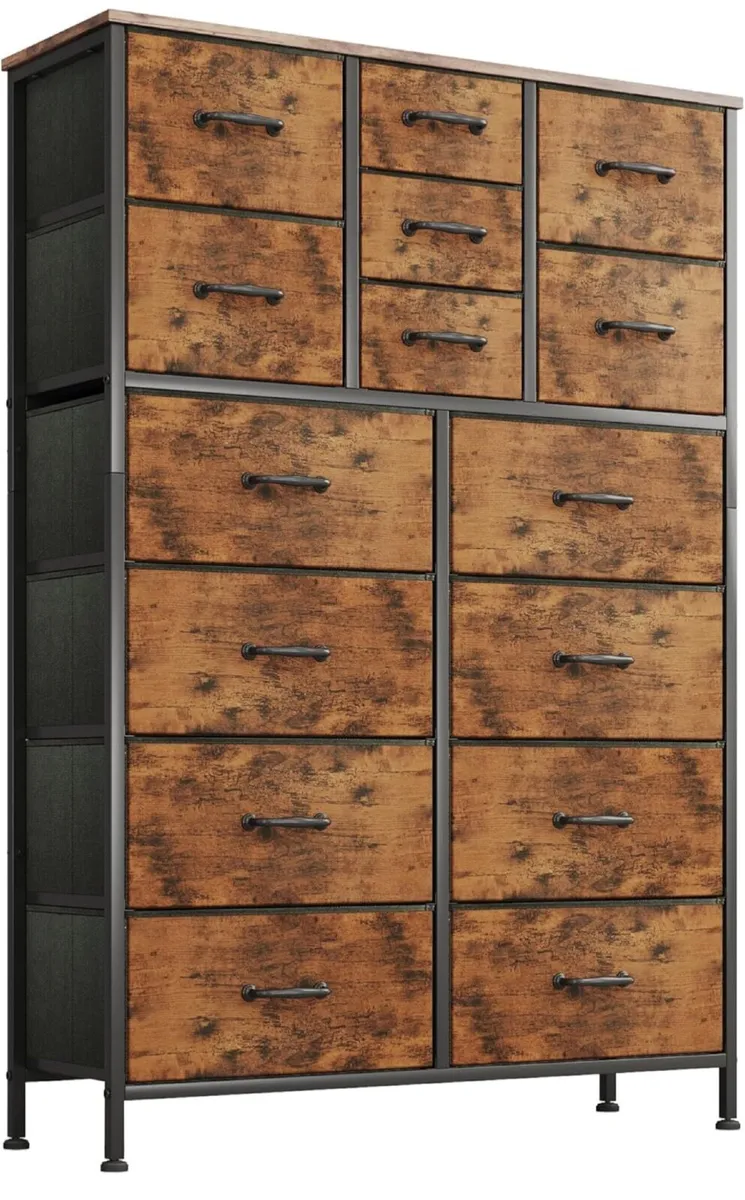 Chest of Drawers,Dresser for Bedroom with 15 Drawe - Image 2