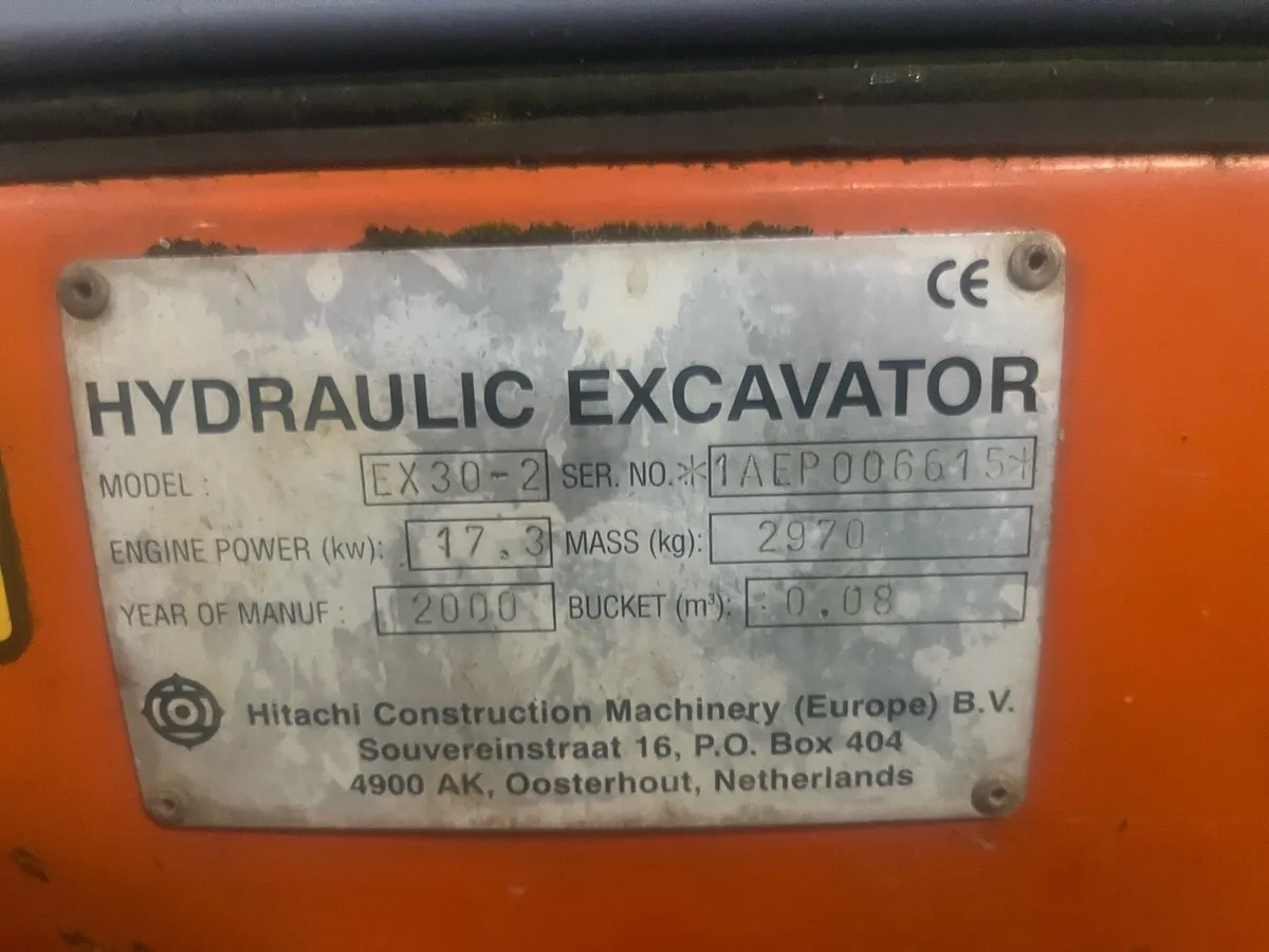 Hitachi ex30 - Image 3