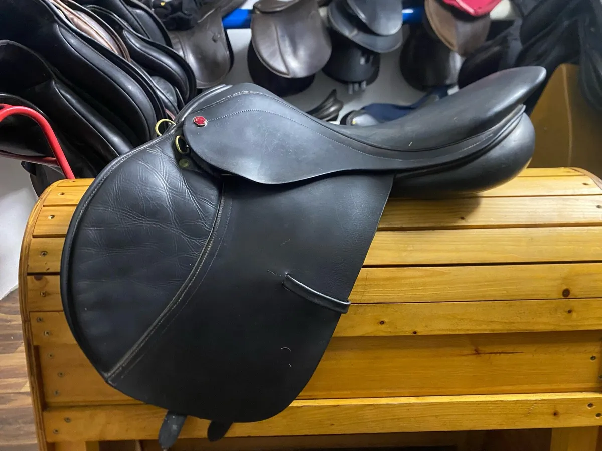 Albion jumping saddle 18” TB tree - Image 1