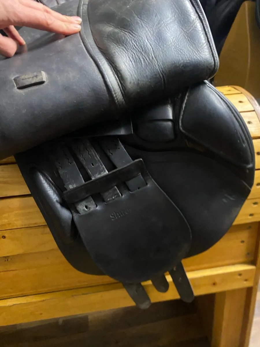 Albion jumping saddle 18” TB tree - Image 4