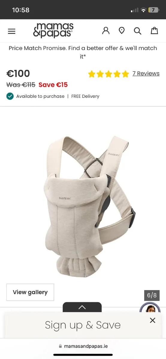 Babybjorn baby carrier - Image 1