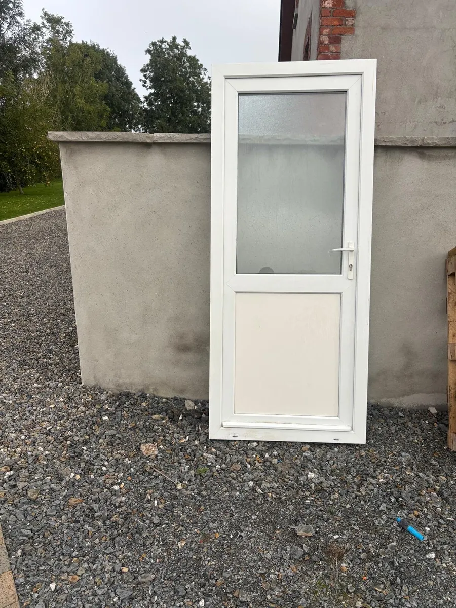 Single White PVC Door