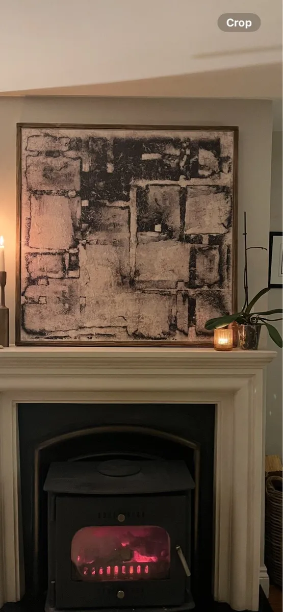 Large textured art print - Image 2