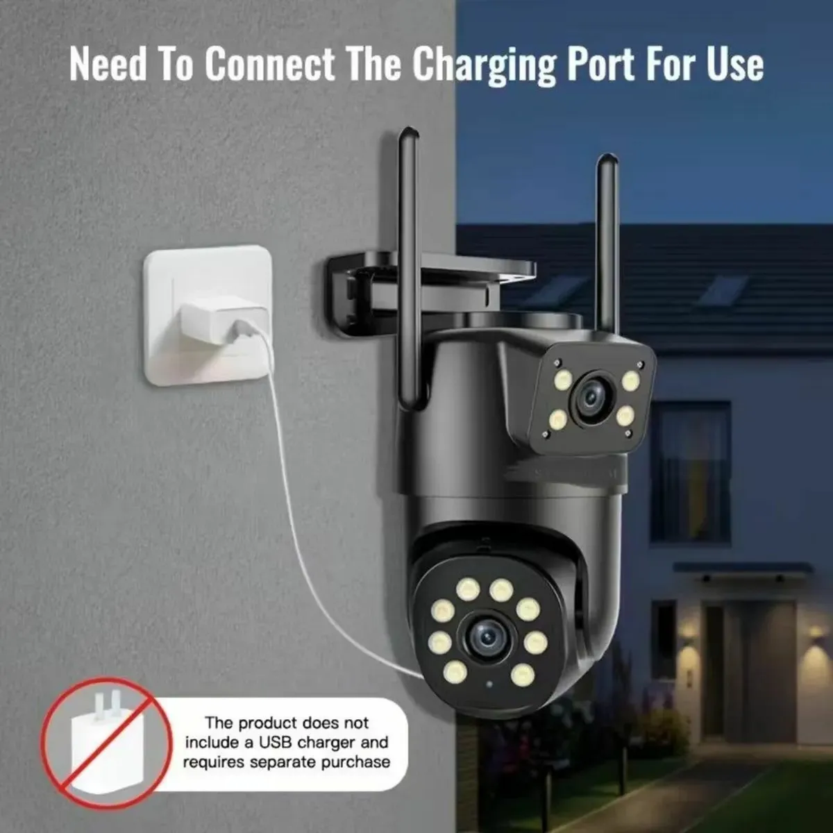 High Quality Outdoor PTZ Wireless IP & 2.4G Wifi - Image 3