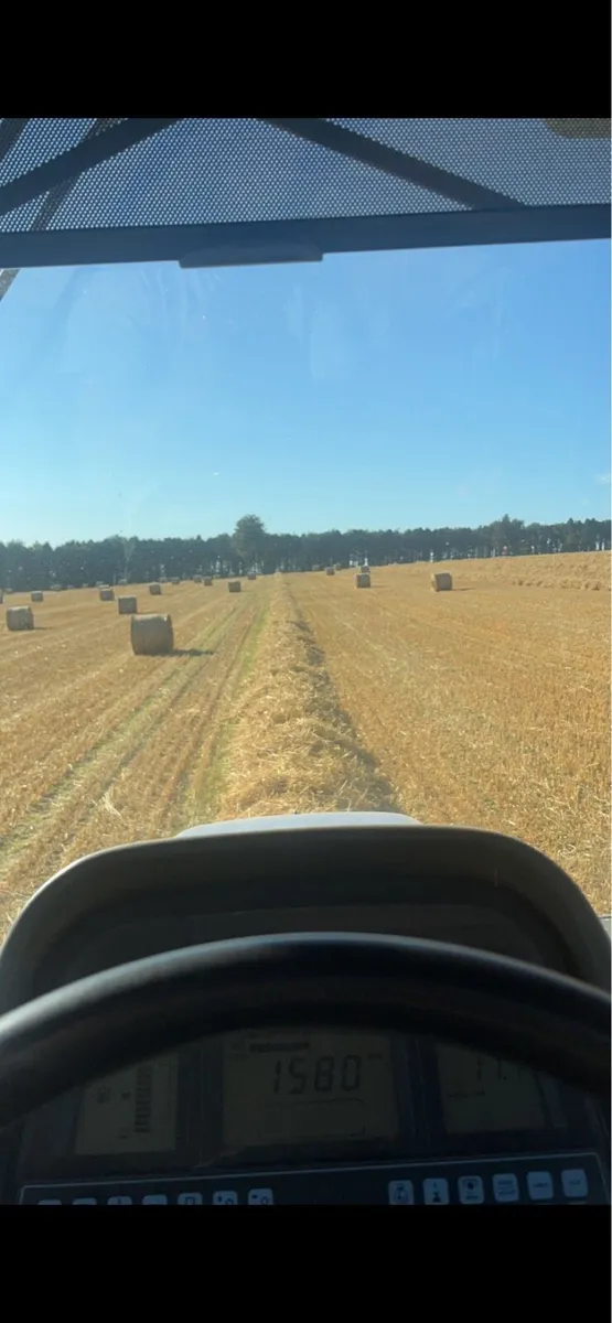 Barley Wheat and Oat Straw round bales - Image 3