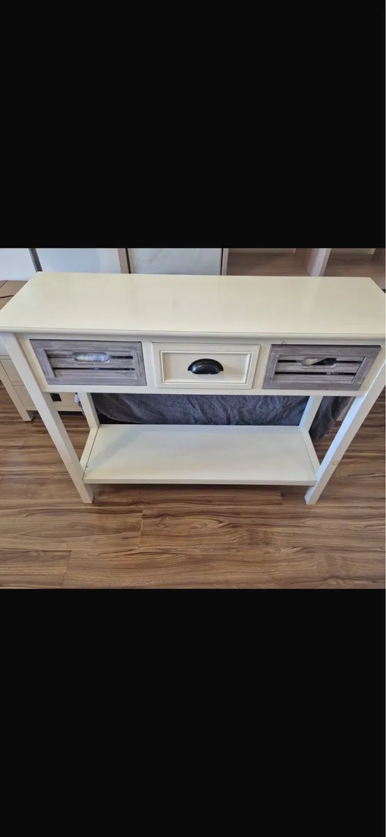 Cream Console Table - Image 4