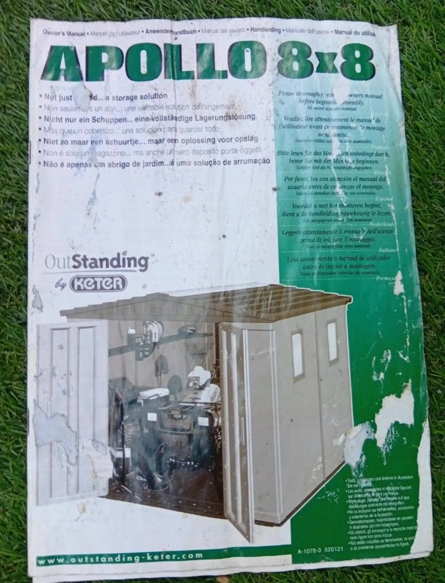 Quality Pvc Keter Garage Storage 8x8ft - Image 2