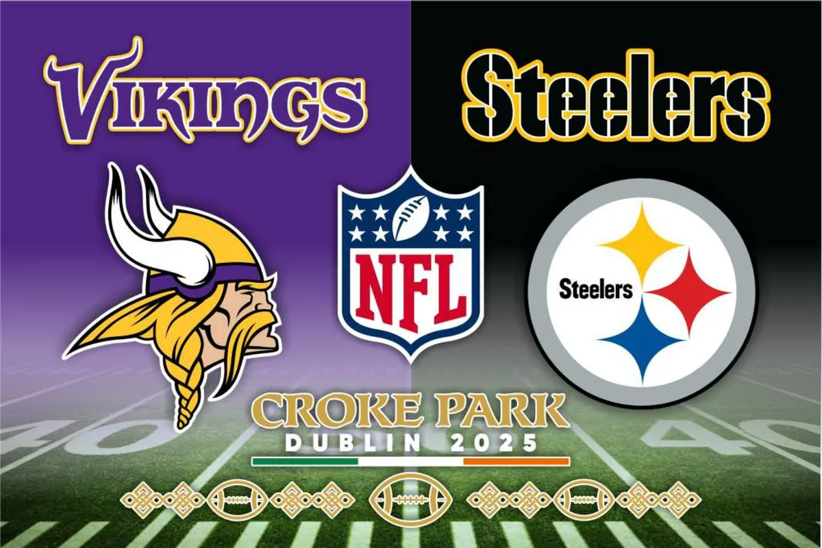 Ticket for NFL Steelers vs Vikings dublin