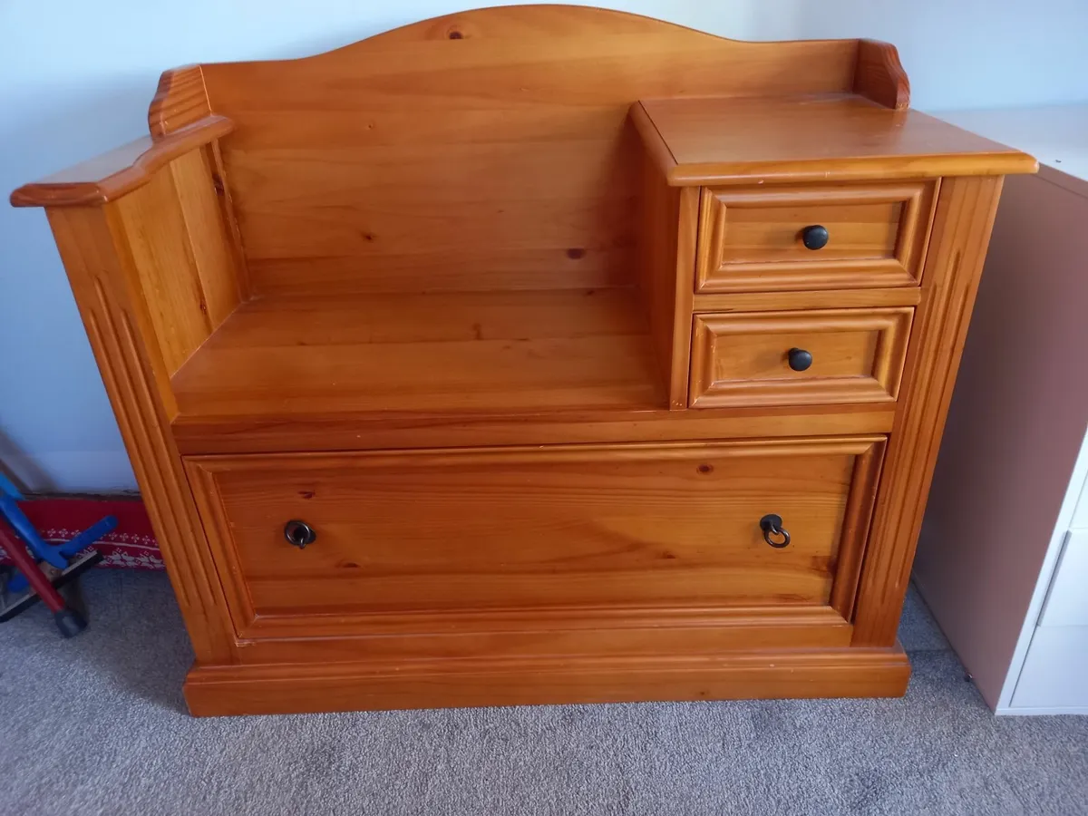 Storage seat pine - Image 2