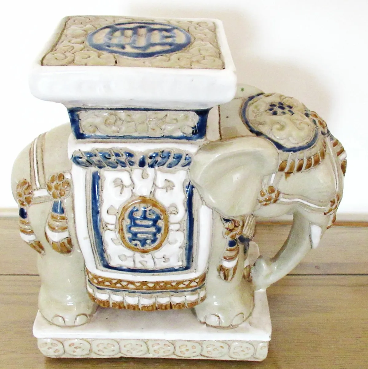 Vintage Elephant Christmas Gift quirky pottery - Image 1