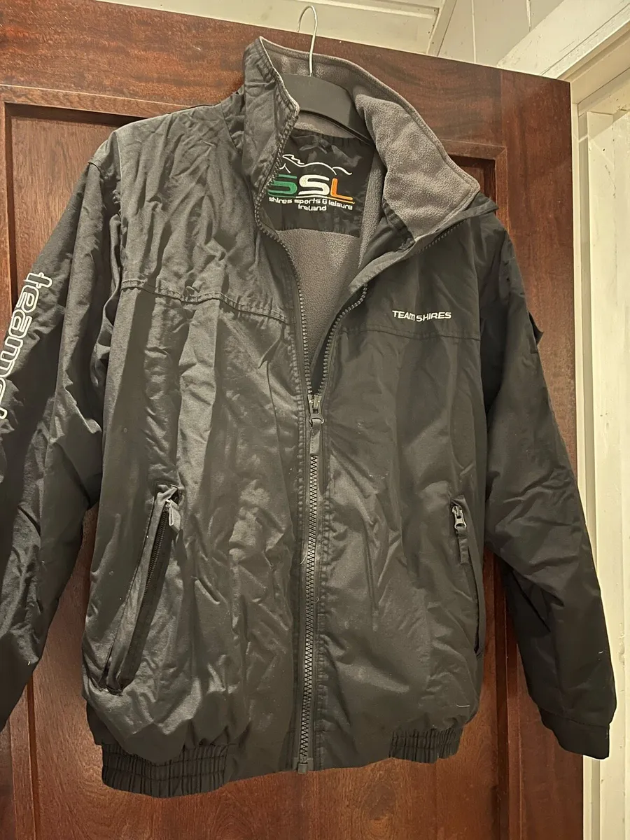 SSL horse riding rain jacket, black, size S - Image 1