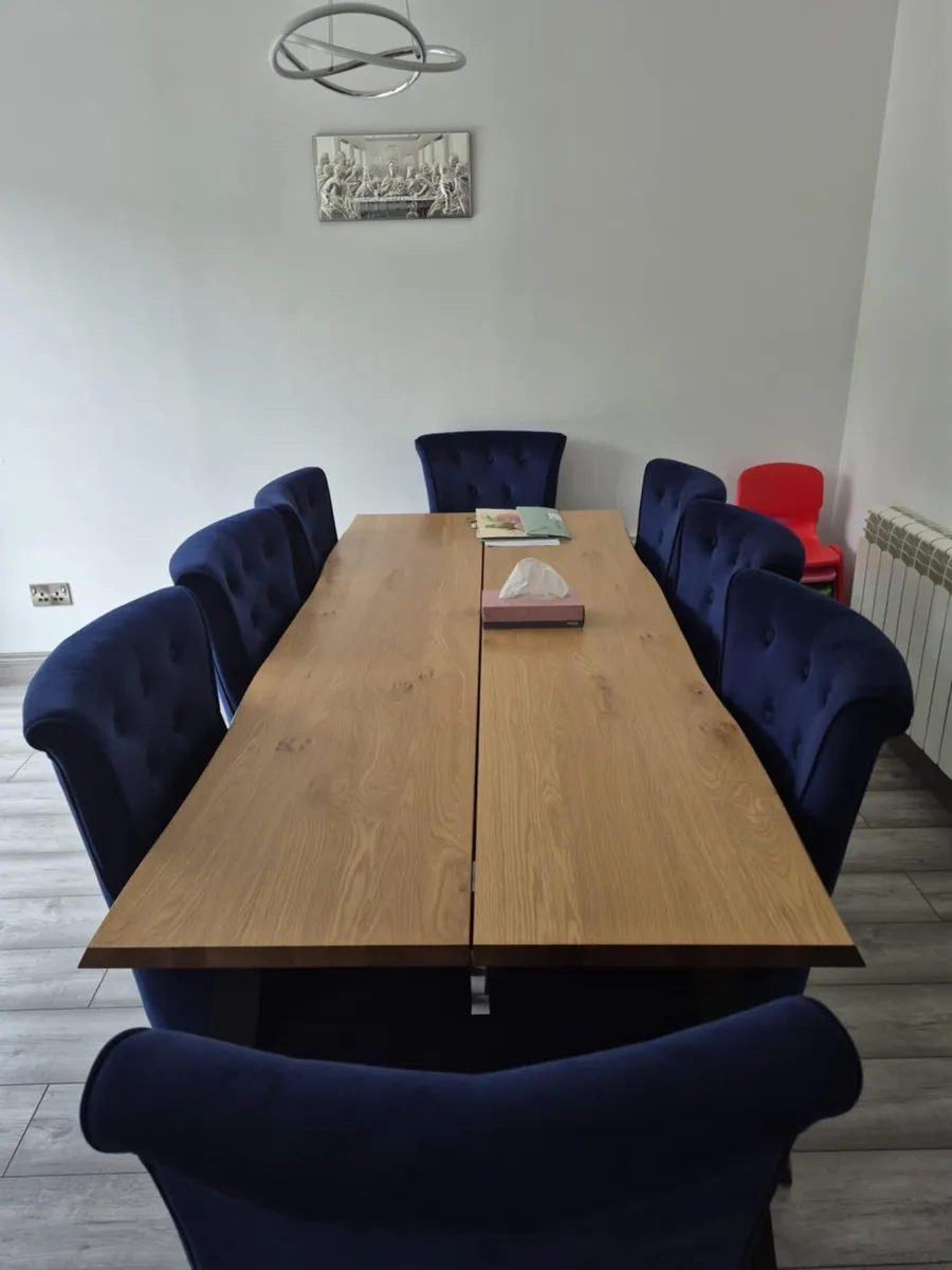 8 dining chairs - Image 1