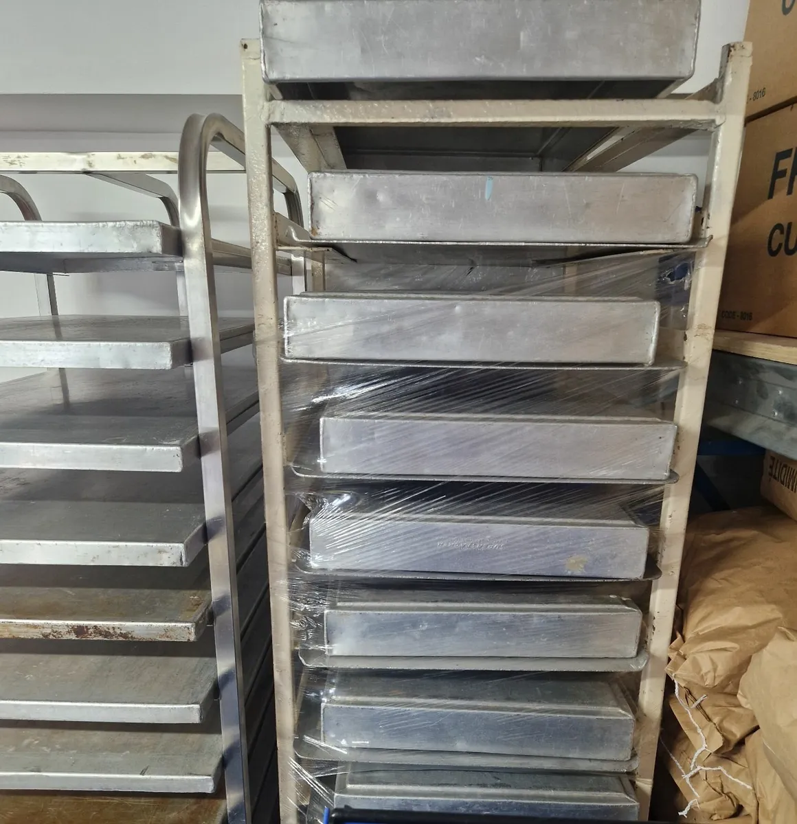 Stainless steel trays+trollies - Image 3