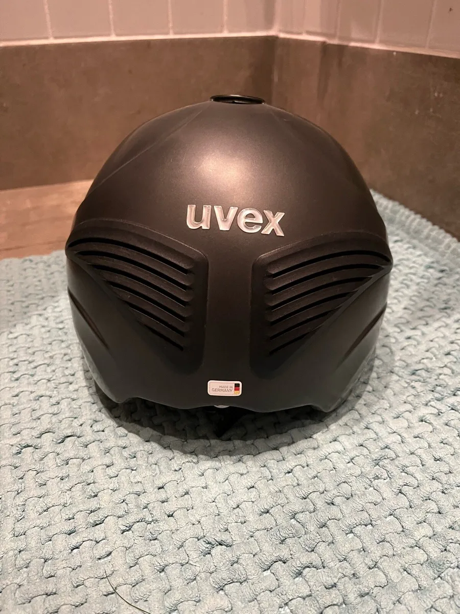 Uvex horse riding helmet, black/gray, size M/L - Image 1