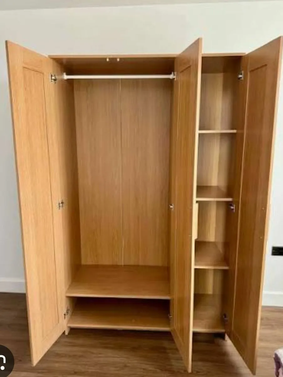 IKEA 3 door wardrobe with mirror (Brimnes) - Image 3