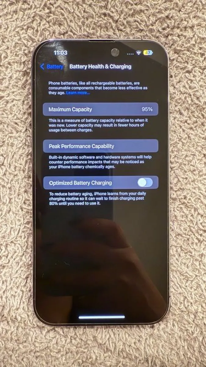 iPhone 14 pro max 256GB deep purple - Image 3