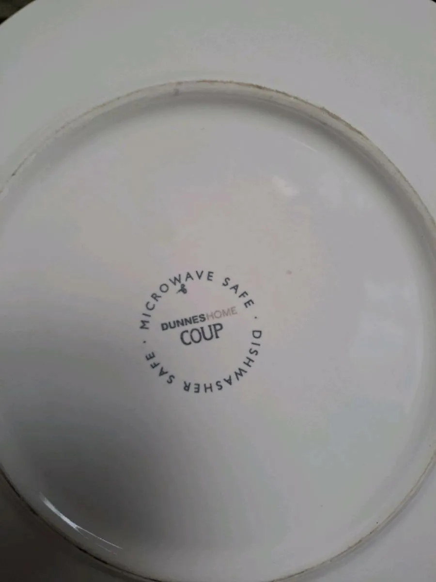 4 Dunnes Home Coup side plates ivory - Image 3