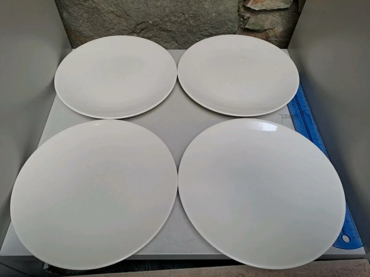 4 Dunnes Home Coup side plates ivory - Image 4