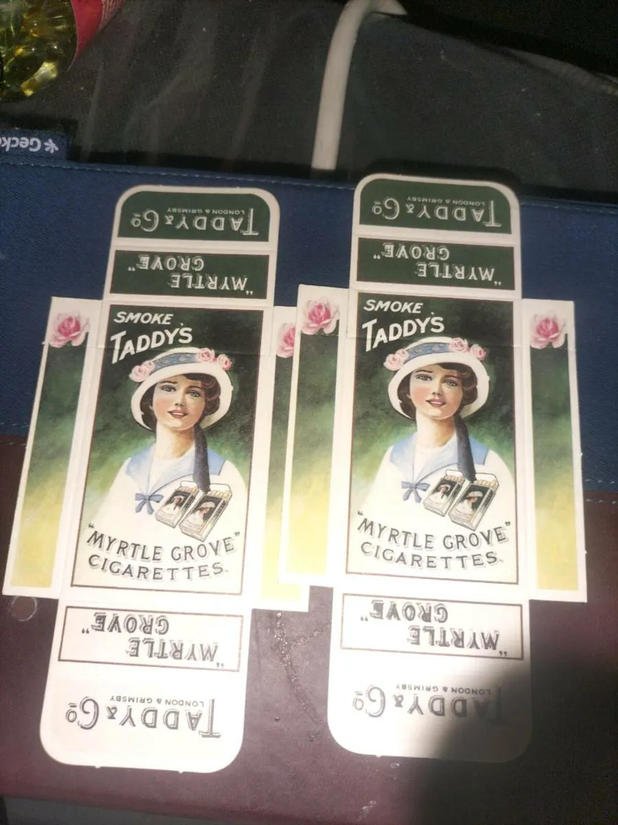 VINTAGE CIGARETTE BOXS ..