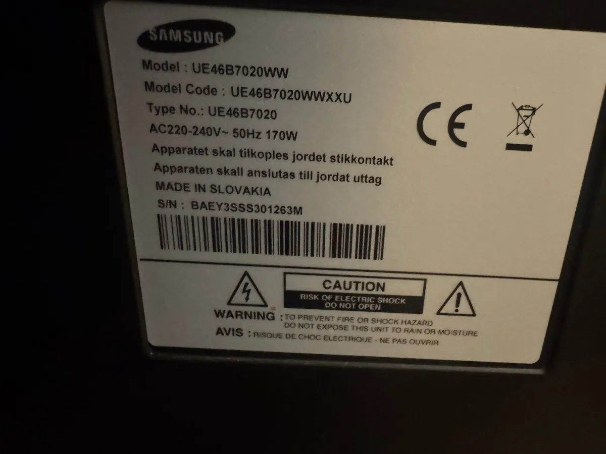 Samsung 46inch - Image 2