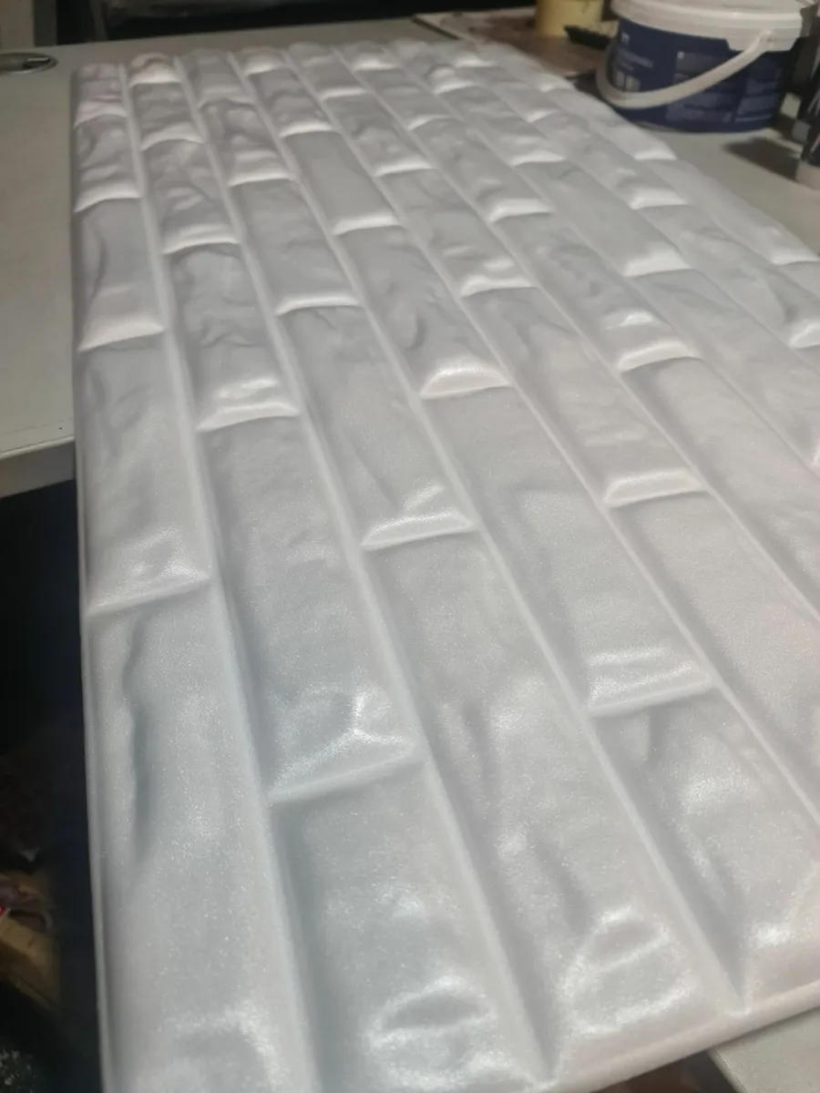 Styrofoam panels BRICK WHITE 100 x 50 cm box 26m2 - Image 4