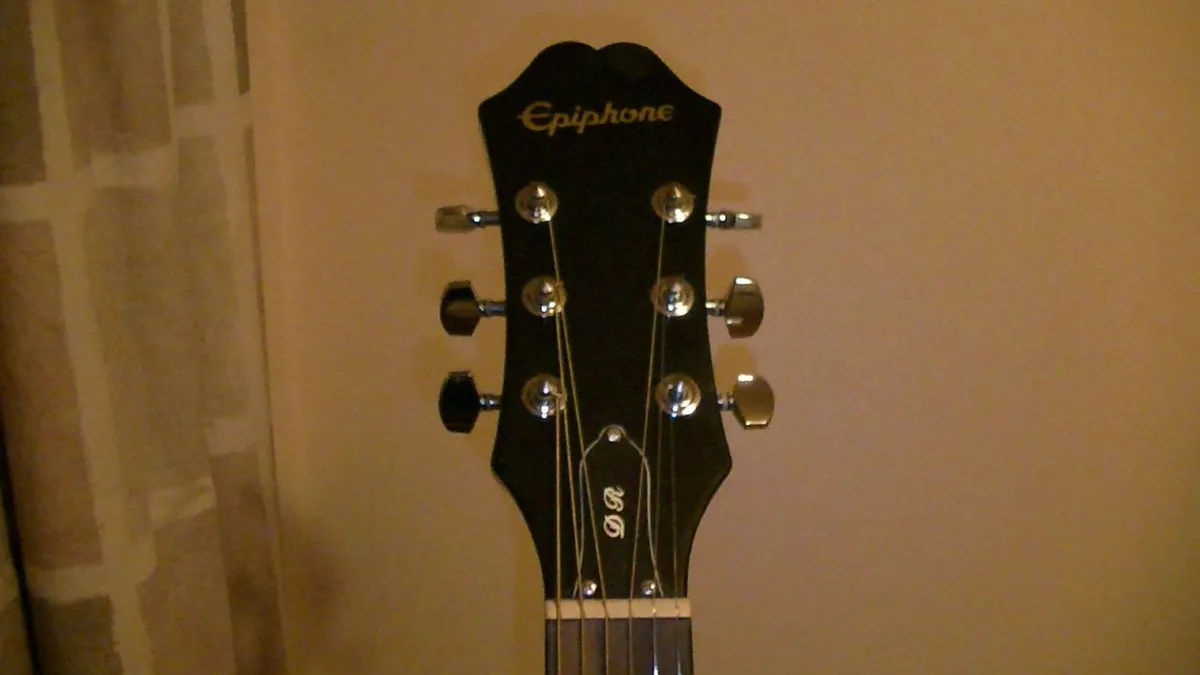 Epiphone Acoustic Guitar - Image 4