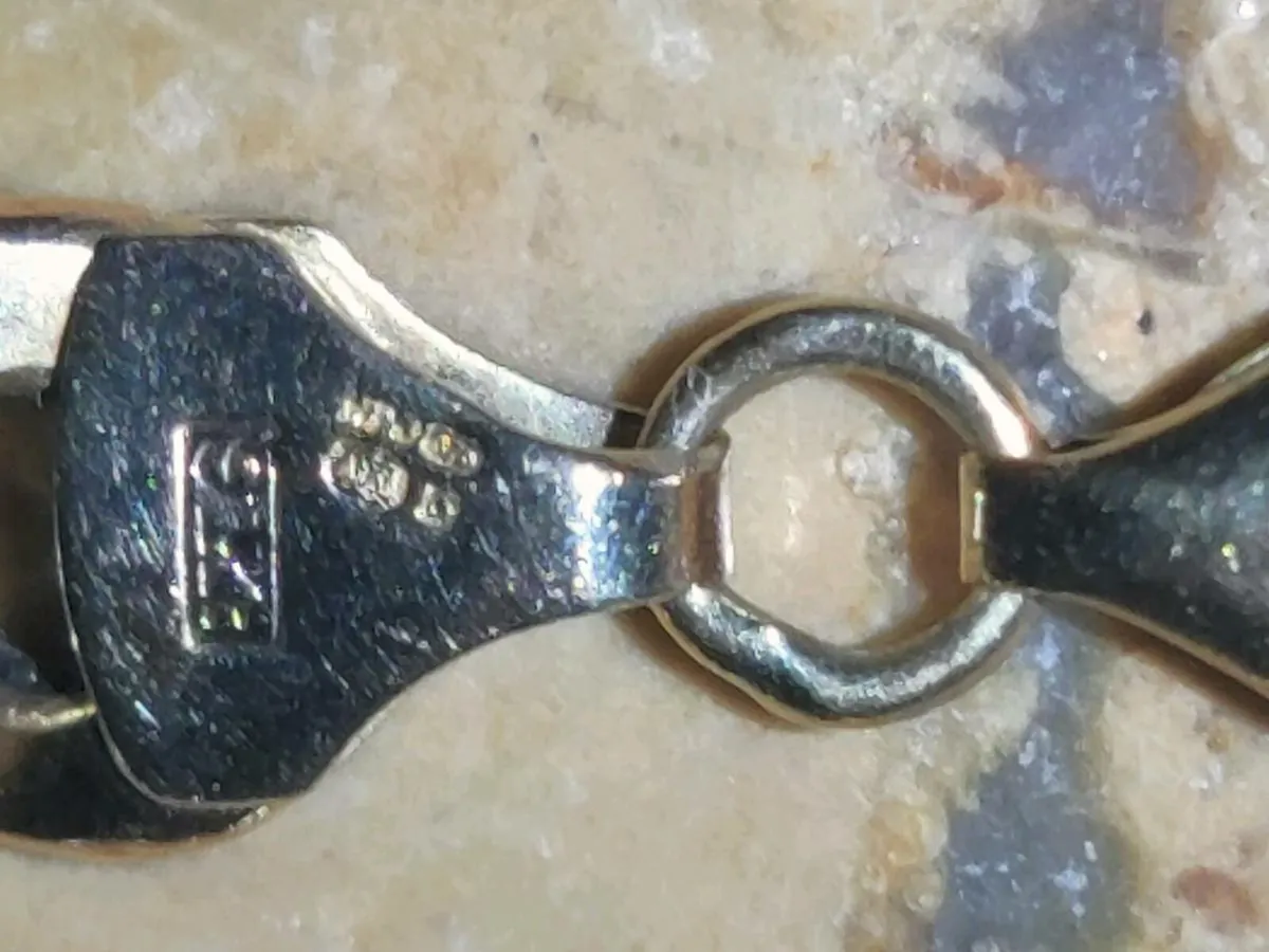 CHUNKY CLUB, 9CT Gold 6.82 Gram 8"New Bracelet ! - Image 3