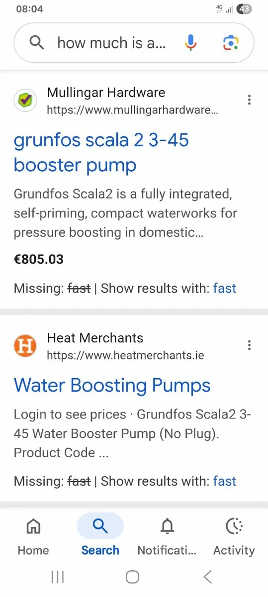 Booster pump    Grundfos Scala2   3-45 - Image 3