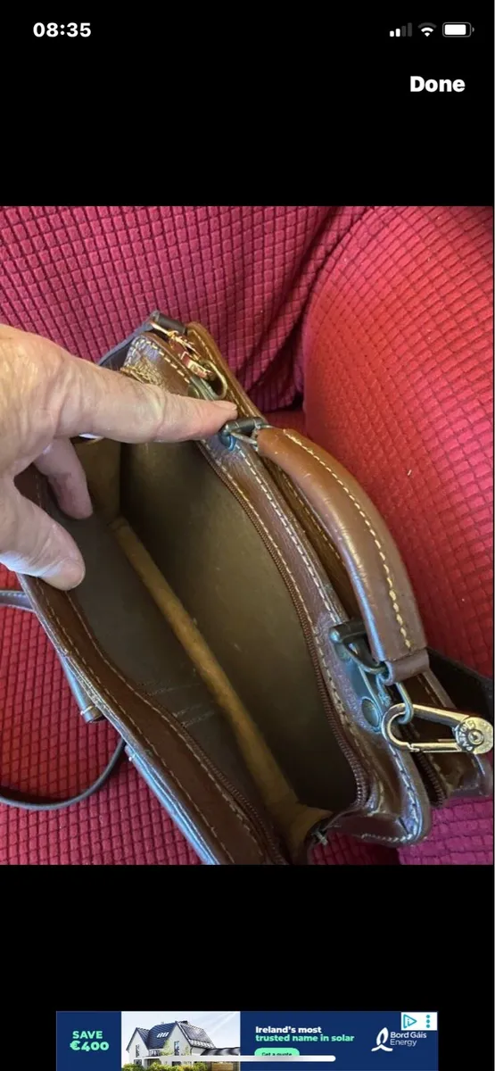 Leather Shoulder Bag - Image 3