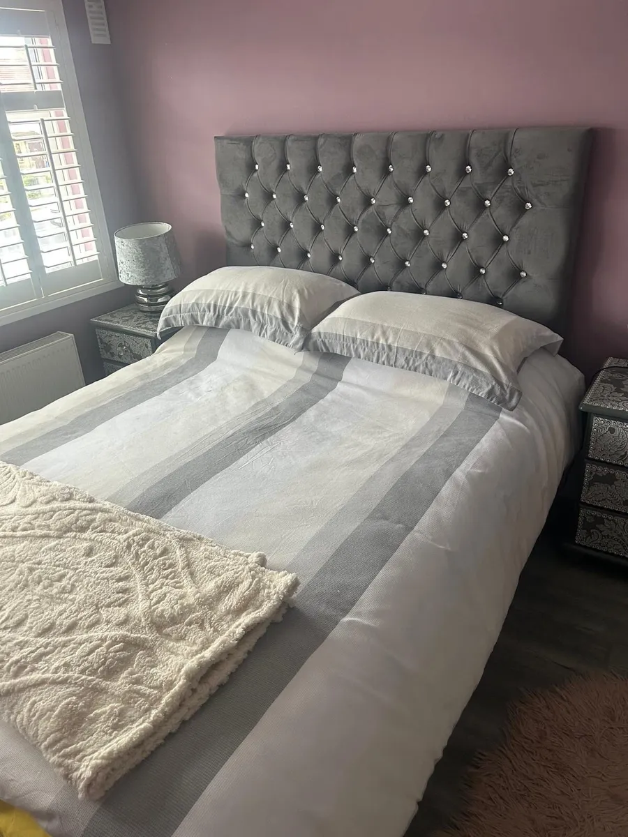 Double Bed + Beside Lockers + Lights - Image 1